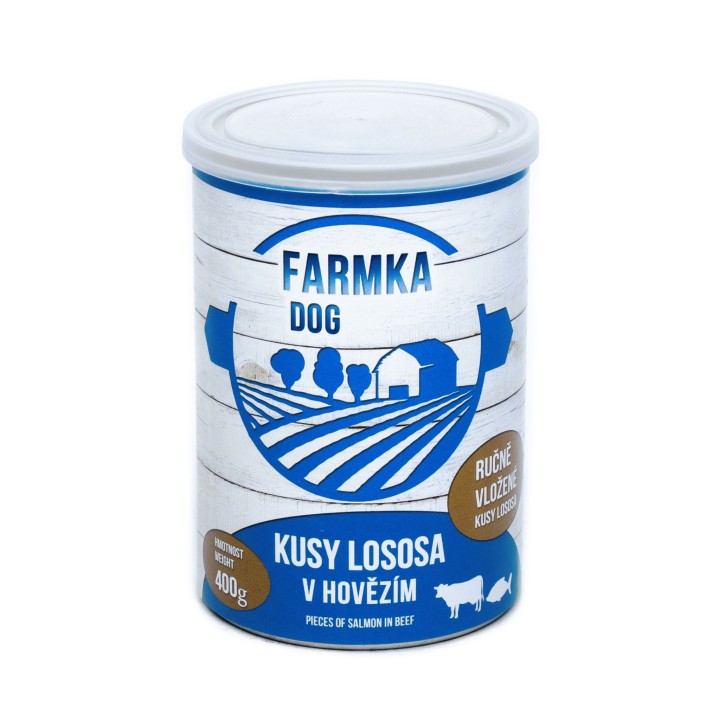 FALCO Farmka DOG łosoś 400g