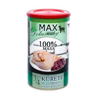 FALCO MAX - Deluxe 3/4 kury z dziczyzną 1200g