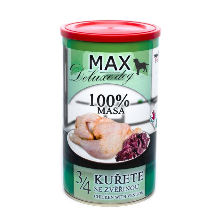 FALCO MAX - Deluxe 3/4 kury z dziczyzną 1200g