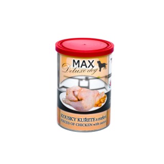 FALCO MAX - Deluxe 100% kawałki kurczaka z marchwią 400g