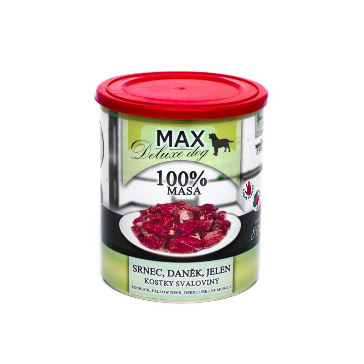 FALCO MAX - Deluxe 100% sarna jeleń daniel kawałki mięśni 800g