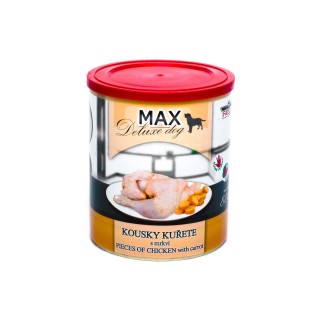 FALCO MAX - Deluxe 100% kawałki kurczaka z marchwią 800g