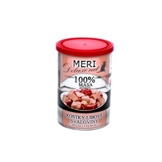 FALCO MERI Deluxe 100% kawałki mięso wołowe i wieprzowe 400g