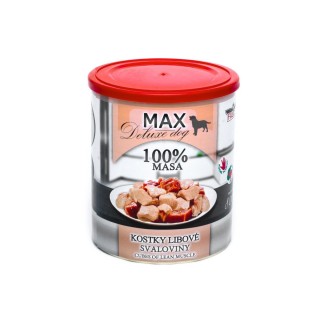 FALCO MAX Deluxe Dog Kawałki mięso wołowe i wieprzowe 800g