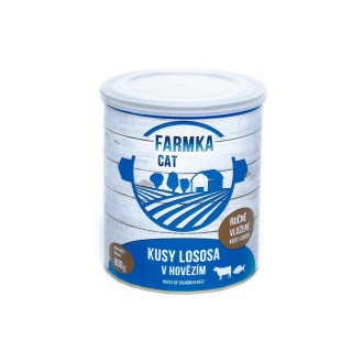 FARMKA CAT łosoś 800g