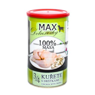 FALCO MAX Deluxe Dog 3/4 Kurczak z flaczkami 1200g